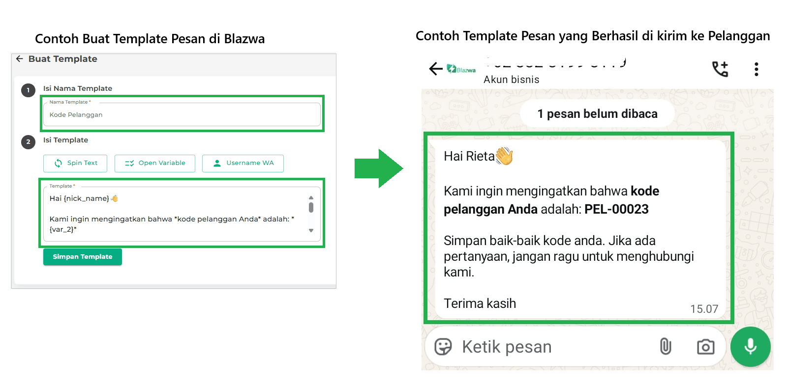 Contoh template pesan untuk kode pelanggan - blazwa.png